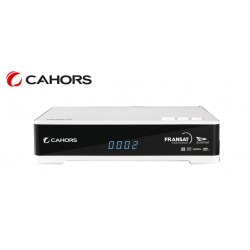 Cahors Récepteur 2x Viaccess HD USB PVR avec disque dur compatible Carte suisse Bis