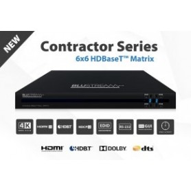 Matriz HDMI-HDBaseT 6x6 4K PoH