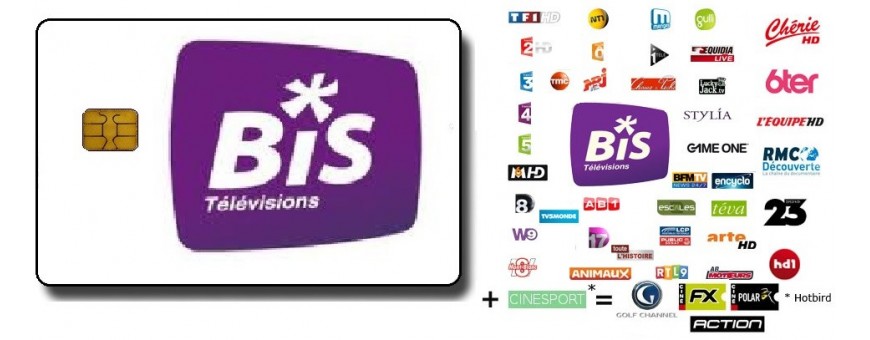 Decodeur Compatible Bis television, abbis, Bis tv